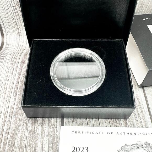 2023 W Burnished Silver Eagle NGC MS69 w/ Box & COA Fine Silver Coin - Picture 10 of 13